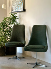 Load image into Gallery viewer, A Pair of High-back Swivel Chairs