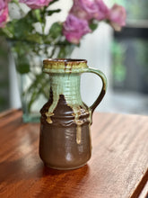 Load image into Gallery viewer, Studio Pottery Vase With Handle