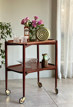 Load image into Gallery viewer, Mid-Century Greaves & Thomas Two-Tier Drinks Trolley