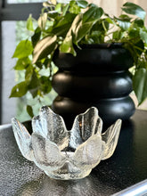 Load image into Gallery viewer, Pair of Vintage Glass Candle Holders