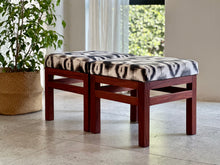 Load image into Gallery viewer, Pair Of Mid-Century Ottomans