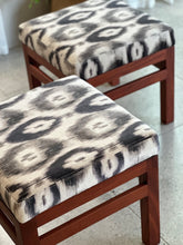 Load image into Gallery viewer, Pair Of Mid-Century Ottomans