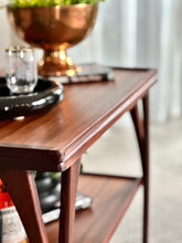 Load image into Gallery viewer, Two Tier Mahogany Trolley
