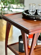 Load image into Gallery viewer, Two Tier Mahogany Trolley