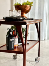 Load image into Gallery viewer, Two Tier Mahogany Trolley