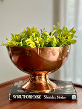 Load image into Gallery viewer, Stylistic Pedestal Copper Bowl with Removable Grid