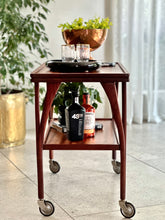 Load image into Gallery viewer, Two Tier Mahogany Trolley