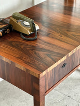 Load image into Gallery viewer, Mid-Century Rosewood Desk