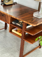 Load image into Gallery viewer, Mid-Century Rosewood Desk