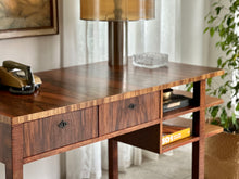 Load image into Gallery viewer, Mid-Century Rosewood Desk