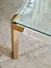 Load image into Gallery viewer, Lucite & Brass Coffee Table