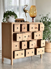 Load image into Gallery viewer, Vintage Oak Multi Drawer Cabinet