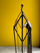 Load image into Gallery viewer, Restrained Towel Rail in Steel and Wood