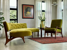 Load image into Gallery viewer, Mid-Century Curved Couch