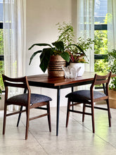 Load image into Gallery viewer, Retro Dining Table, Solid Wood & Steel