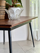 Load image into Gallery viewer, Retro Dining Table, Solid Wood & Steel