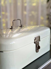 Load image into Gallery viewer, Vintage Enamel Medical Box with Locking Latch