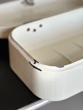 Load image into Gallery viewer, Vintage Enamel Medical Box with Locking Latch