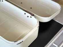 Load image into Gallery viewer, Vintage Enamel Medical Box with Locking Latch