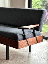Load image into Gallery viewer, Retro Steel & Solid Wood Couch SET / L-Shaped