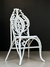 Load image into Gallery viewer, Vintage Ornate Rattan & Cane Peacock-Style Chair