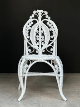 Load image into Gallery viewer, Vintage Ornate Rattan & Cane Peacock-Style Chair