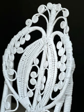 Load image into Gallery viewer, Vintage Ornate Rattan & Cane Peacock-Style Chair