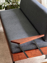 Load image into Gallery viewer, Retro Steel & Solid Wood Couch SET / L-Shaped