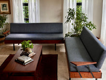 Load image into Gallery viewer, Retro Steel & Solid Wood Couch SET / L-Shaped