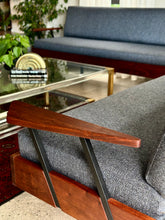 Load image into Gallery viewer, Retro Steel & Solid Wood Couch SET / L-Shaped