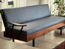 Load image into Gallery viewer, Retro Steel & Solid Wood Couch SET / L-Shaped