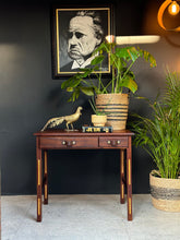 Load image into Gallery viewer, Vintage Writing/Console Table