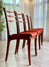 Load image into Gallery viewer, Set of 6 Mid-Century, UK Made, Teak Dining Chairs
