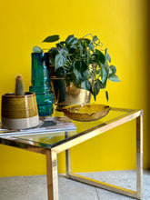 Load image into Gallery viewer, Mid-Century Brass & Glass Coffee Table