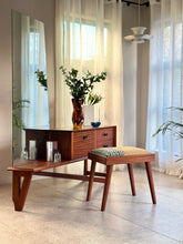 Load image into Gallery viewer, Vintage 60’s Angular Dresser & Stool