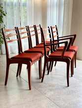 Load image into Gallery viewer, Set of 6 Mid-Century, UK Made, Teak Dining Chairs