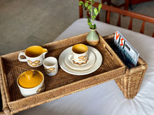 Load image into Gallery viewer, Rattan Breakfast Tray
