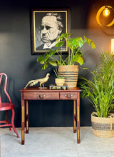 Load image into Gallery viewer, Vintage Writing/Console Table