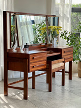 Load image into Gallery viewer, Torrente Dresser With Mirror & Stool