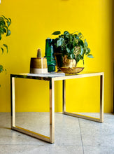 Load image into Gallery viewer, Mid-Century Brass & Glass Coffee Table