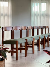 Load image into Gallery viewer, Set of 8 Artecasa, Solid Kiaat Dining Chairs