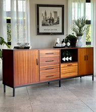 Load image into Gallery viewer, Retro Sideboard on Steel Base