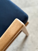 Load image into Gallery viewer, Vintage Oak Two-Seater Couch