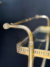 Load image into Gallery viewer, Vintage Brass Drinks Cart
