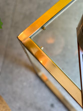 Load image into Gallery viewer, Mid-Century Brass & Glass Coffee Table