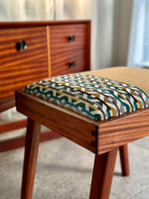 Load image into Gallery viewer, Vintage 60’s Angular Dresser & Stool