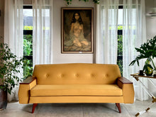 Load image into Gallery viewer, Retro Yellow Couch
