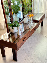Load image into Gallery viewer, Retro Imbuia Dresser & Stool