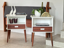 Load image into Gallery viewer, Pair Mid-Century Pedestals
