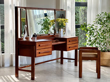 Load image into Gallery viewer, Torrente Dresser With Mirror & Stool
